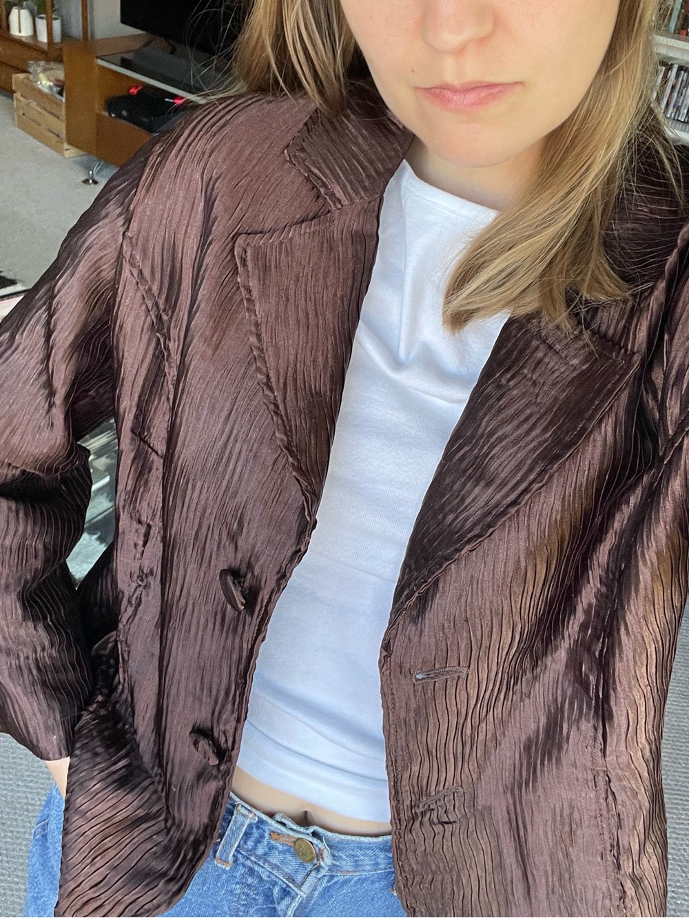 Pleated Chico’s blazer